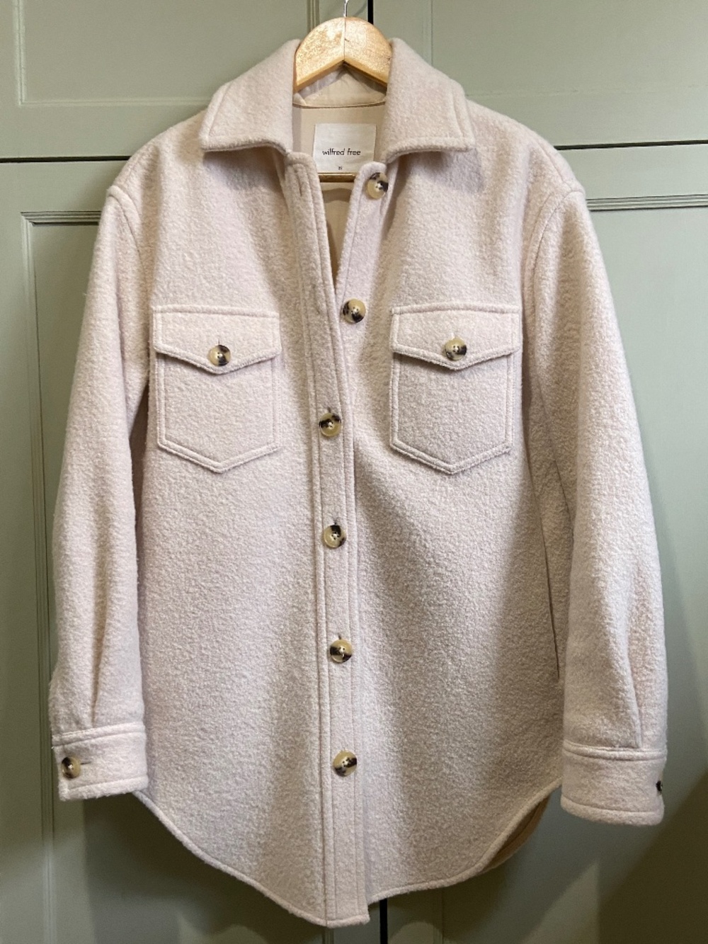 Wilfred Free Ganna Jacket, Aritzia Wool Shirt Jacket